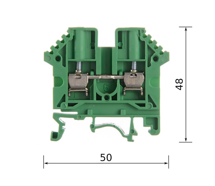 BORNERA BP  VERDE 10mm² ZOLODA