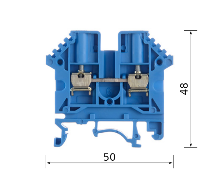 BORNERA BP CELESTE  2.5mm² ZOLODA