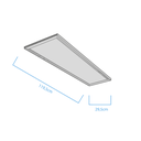 PANEL LED 300X 1200 40W 6500K