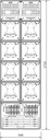 GABINETE P/ 8 MED.MONOF. ARMADO PVC