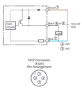 SENSOR INDUCTIVO M18 8mm 12-24VCC CONECTOR PNP NA