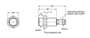 SENSOR INDUCTIVO M18 8mm 12-24VCC CONECTOR PNP NA
