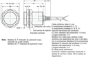 SENSOR INDUCTIVO M30 10mm 20-250VCA 2 HILOS