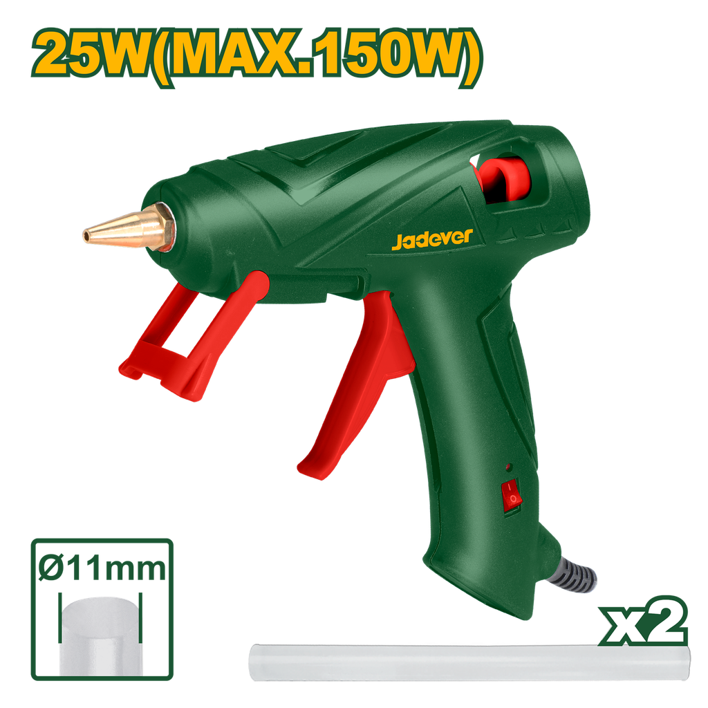 PISTOLA PARA SILICONA EN BARRA Ø 11mm 25W