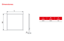 PANEL LED 60X60 40W 4000K PILA