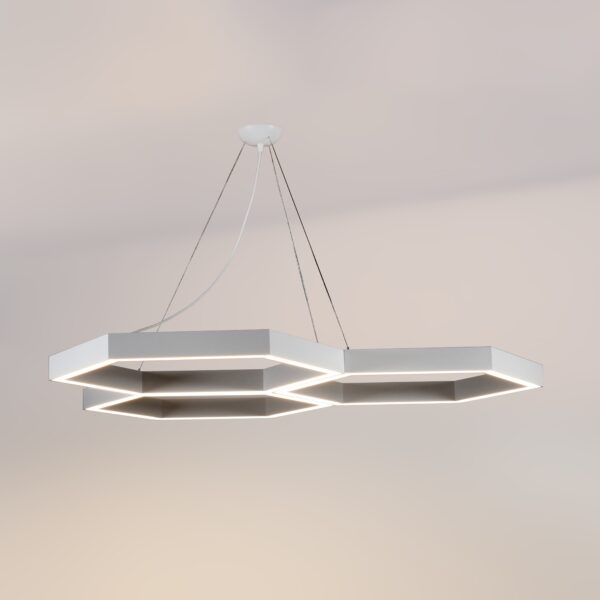 COLGANTE PANAL BLANCO 3X40W 4000K
