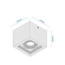 ILUM. - PLAFON CARDANICO DICROICA BL