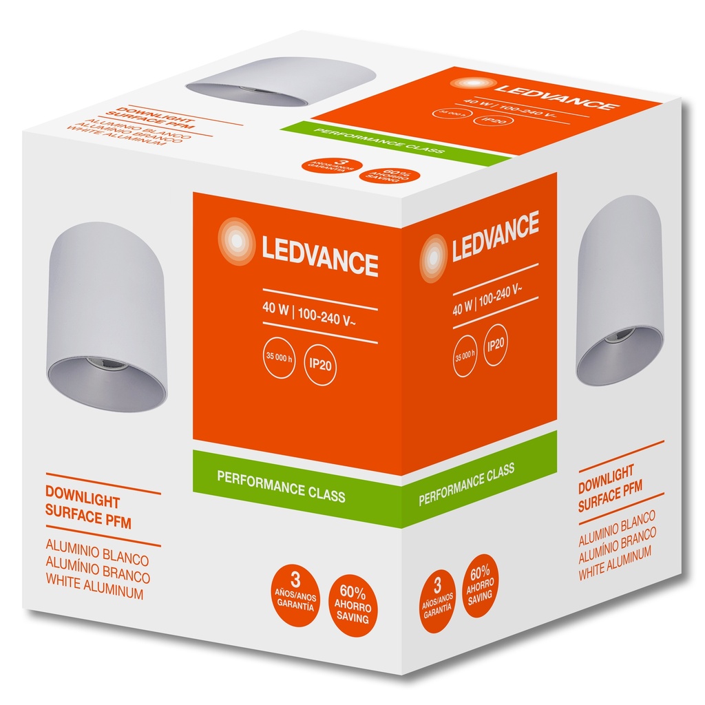 APLIQUE LED SURFACE 40W 4000K