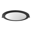 PANEL LED CIRCULAR NEGRO 18W 4500K