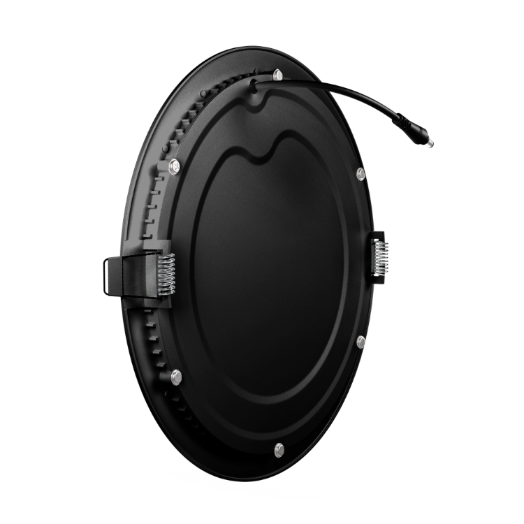 PANEL LED CIRCULAR NEGRO 18W 4500K