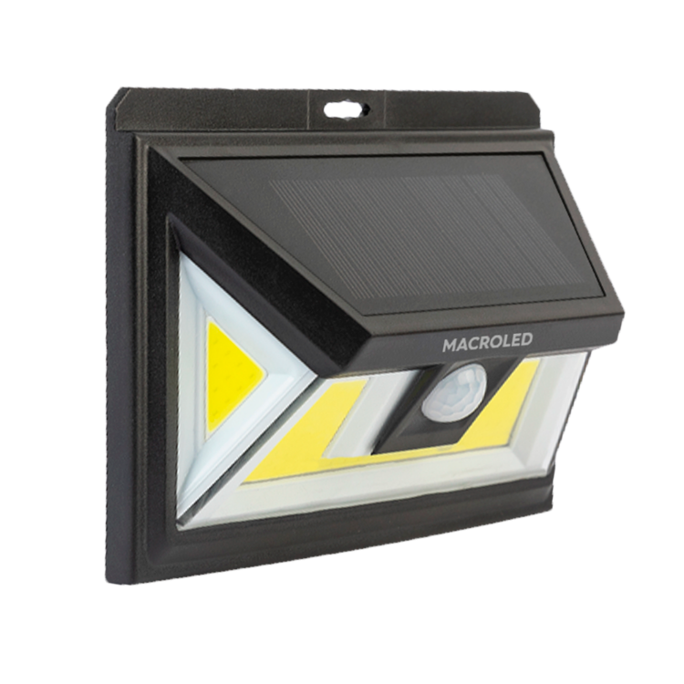 LUMINARIA LED SOLAR 5W CON SENSOR