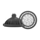 LAMPARA AR111 GU10 11W LED NEGRA 3000K