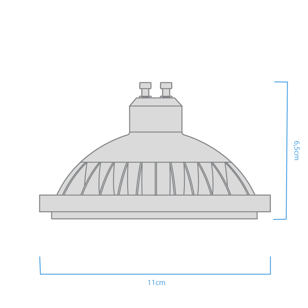 LAMPARA AR111 GU10 12W LED 6000K
