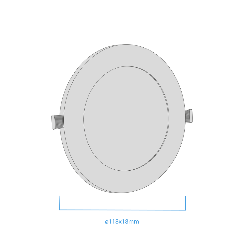 PANEL LED CIRCULAR  6W 6000K
