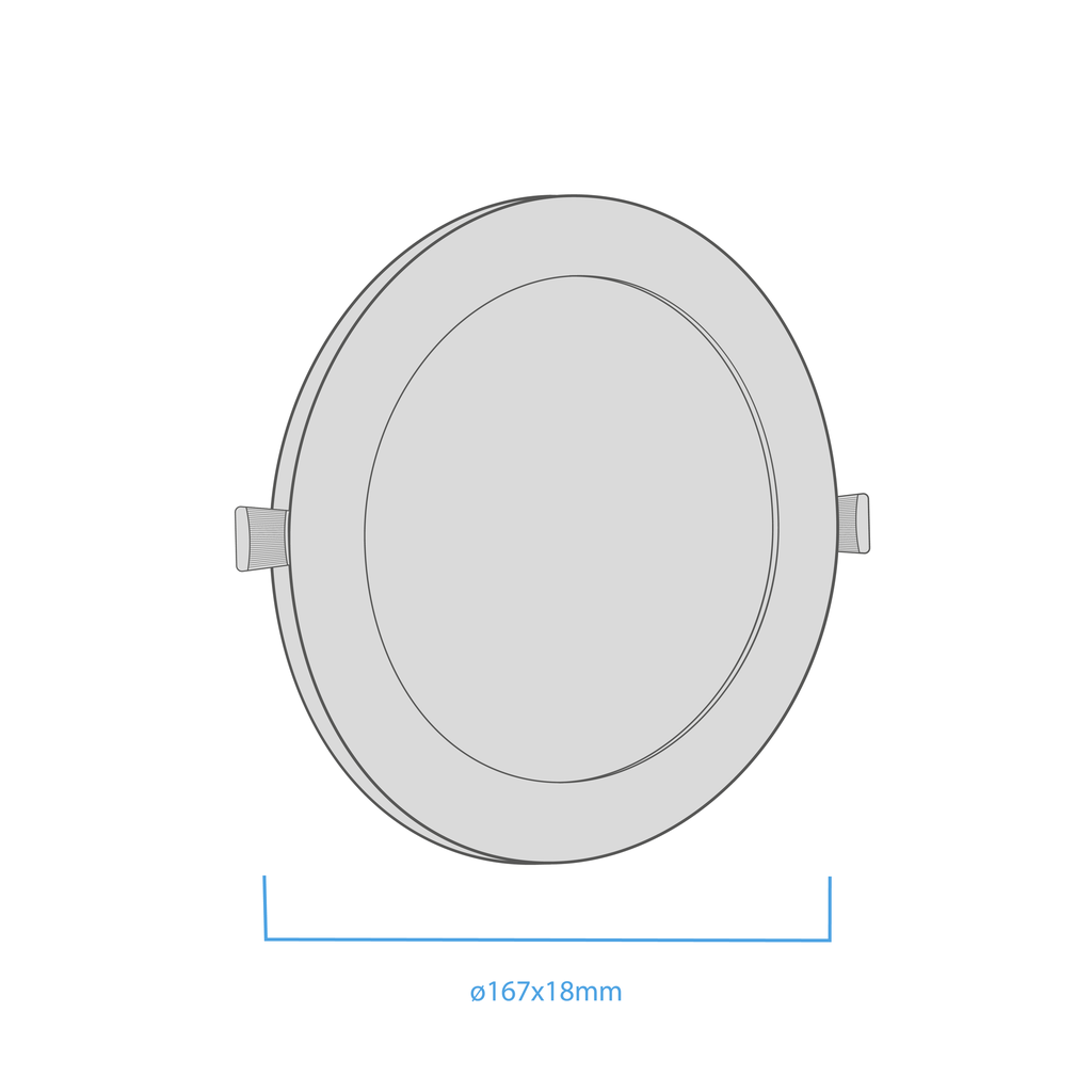 PANEL LED CIRCULAR 12W 6000K