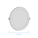 PANEL LED CIRCULAR 18W 6000K