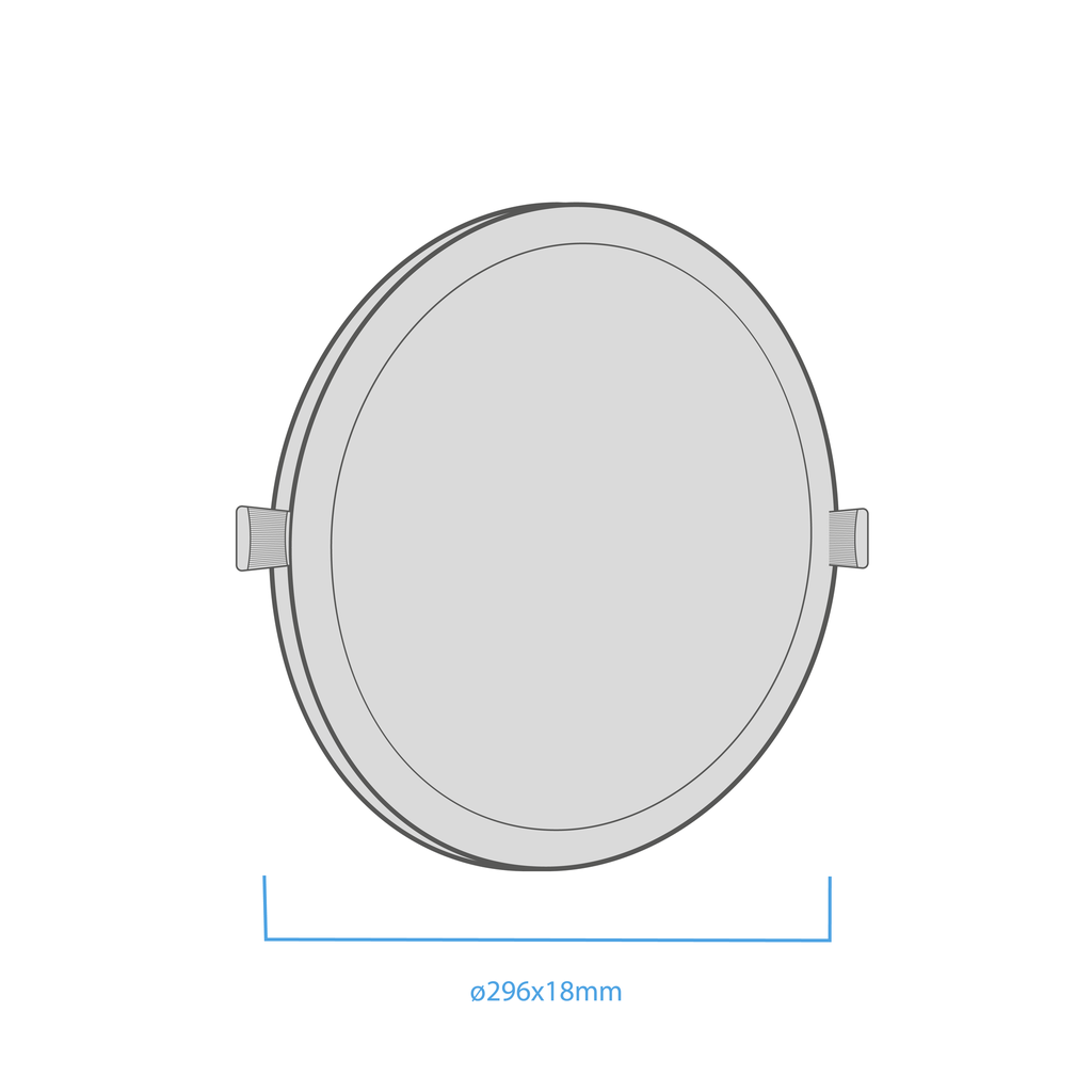 PANEL LED CIRCULAR 24W 6000K
