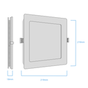 PANEL LED CUADRADO 18W 4500k