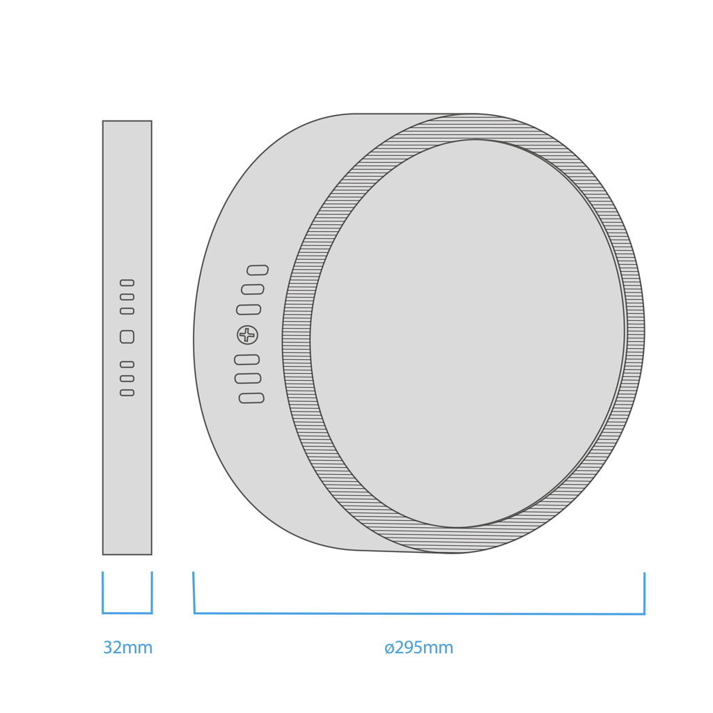 PLAFÓN LED CIRCULAR 24W 3000K