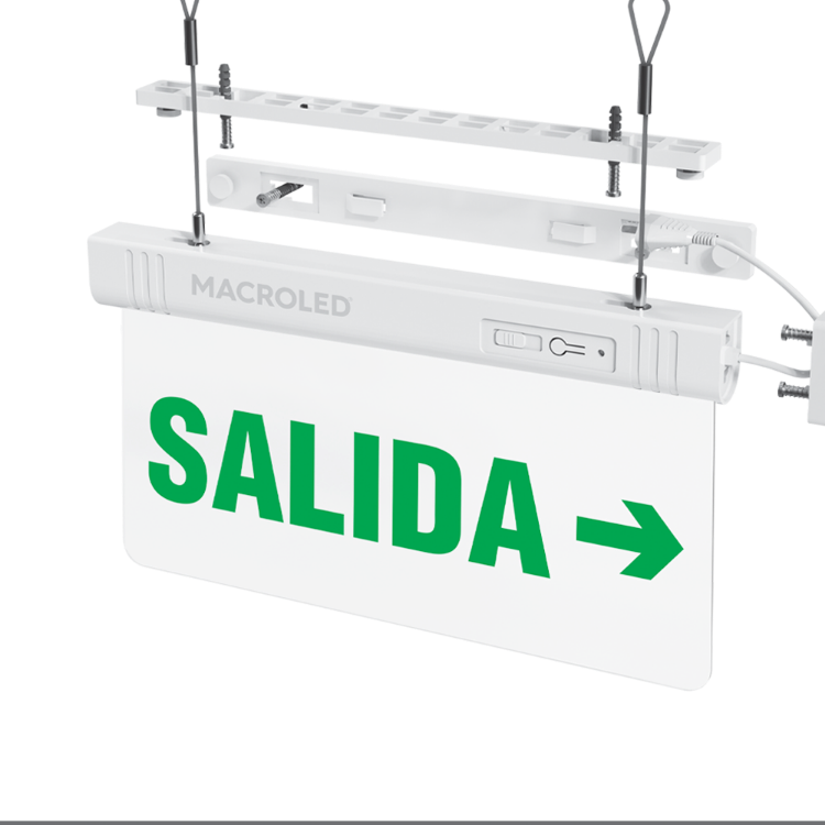 SEÑAL AUTONOMO PERM. A LED "SALIDA"