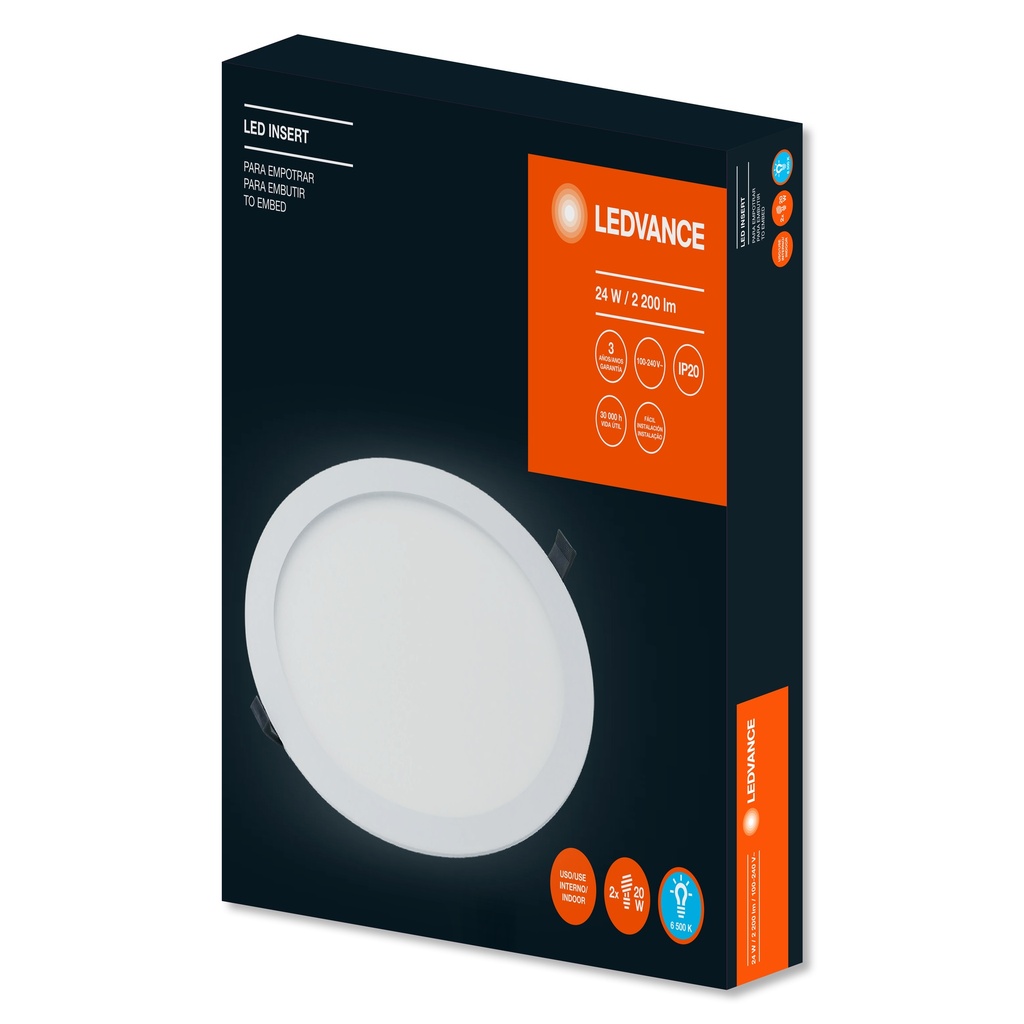 ILUM. - PANEL LED CIRCULAR 24W LD