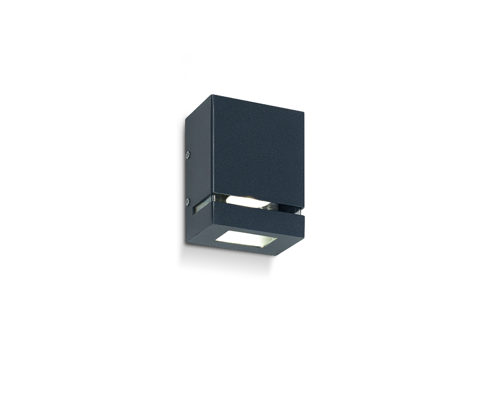 APLIQUE UNIDIRECCIONAL ALUMINIO NEGRO
