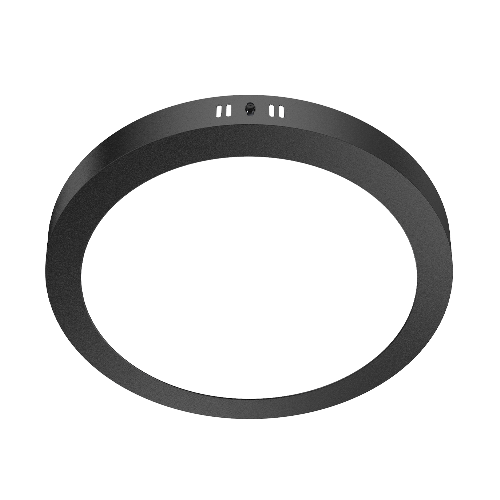 PLAFÓN LED CIRCULAR NEGRO 24W 4500K