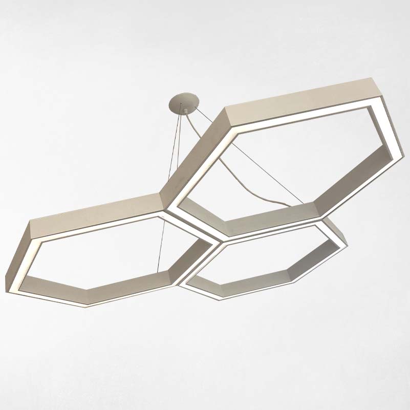 COLGANTE PANAL BLANCO 3X40W 4000K