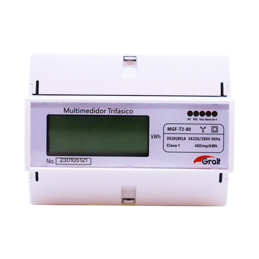 [6135] MEDIDOR DIGITAL TRIFASICO P/RIEL