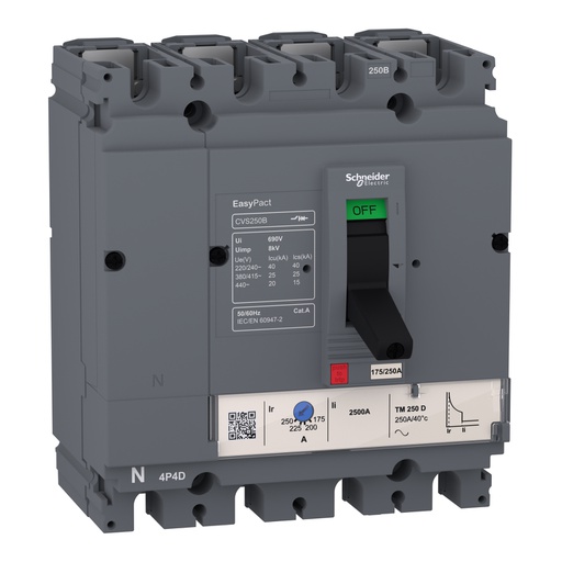 [7129] INT. CAJA MOLDEADA 4P 175-250A 25KA CVS250B