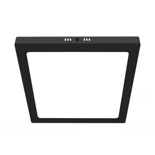 [7470] PLAFÓN LED CUADRADO NEGRO 24W 6000K