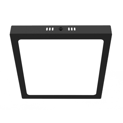 [7482] PLAFÓN LED CUADRADO NEGRO 18W 4500K