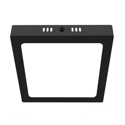 [7503] PLAFÓN LED CUADRADO NEGRO 12W 6000K