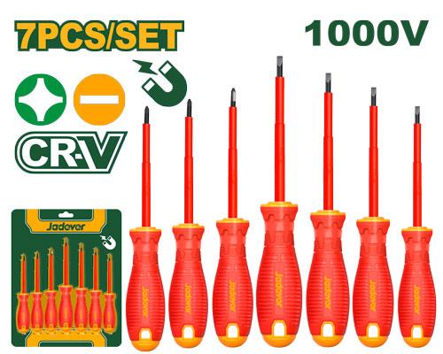 [7630] DESTORNILLADOR - SET AISLADO 1000V 7 PIEZAS