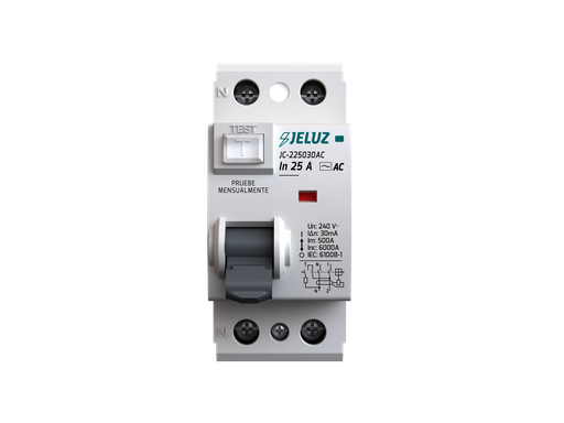 [5841] DISYUNTOR DIFERENCIAL 2X 25A 30mA JELUZ