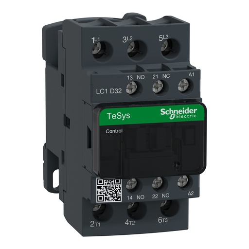 [201] CONTACTOR LC1D 32B7 32A NA+NC 24V SCHNEIDER