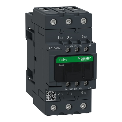[4818] CONTACTOR LC1D 40M7 40A NA+NC 220V SCHNEIDER